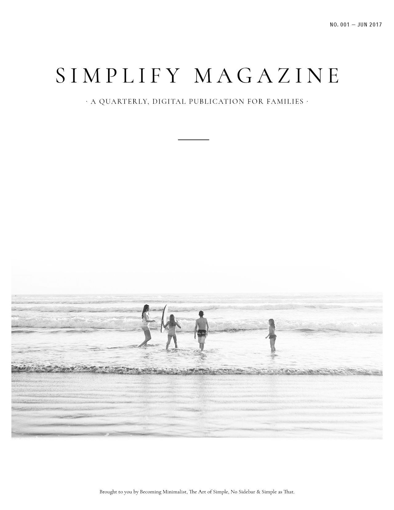 Simplify Magazine Issue #001